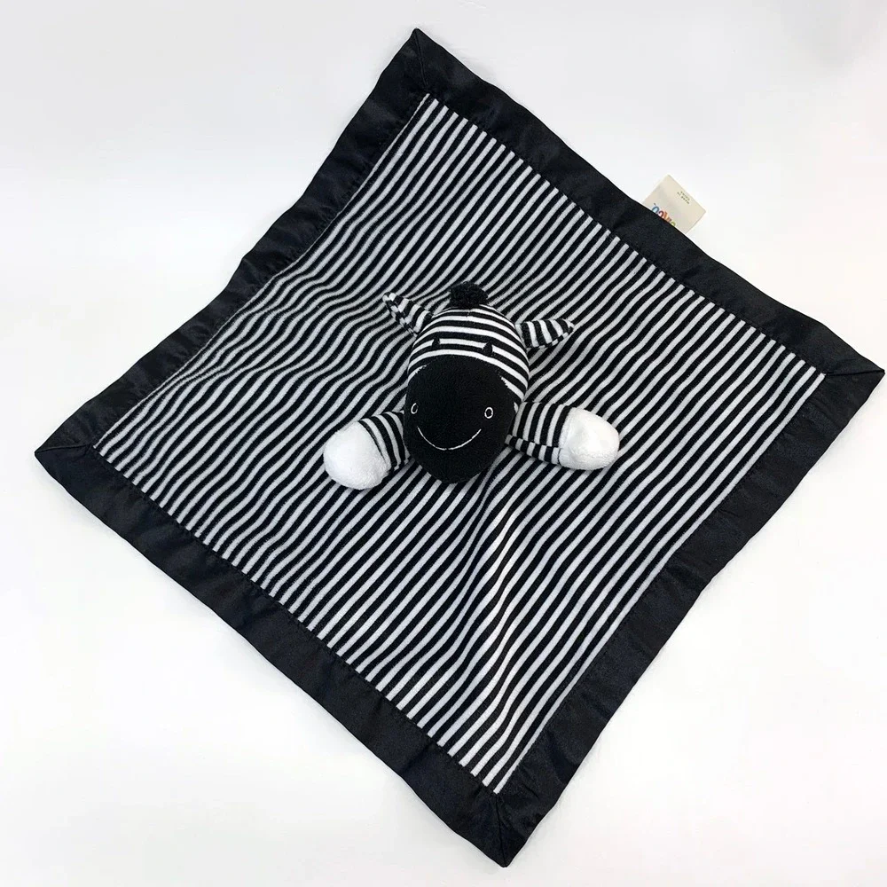 Circo Zebra Lovey Black White Striped Satin Plush Security Blanket Target 2016